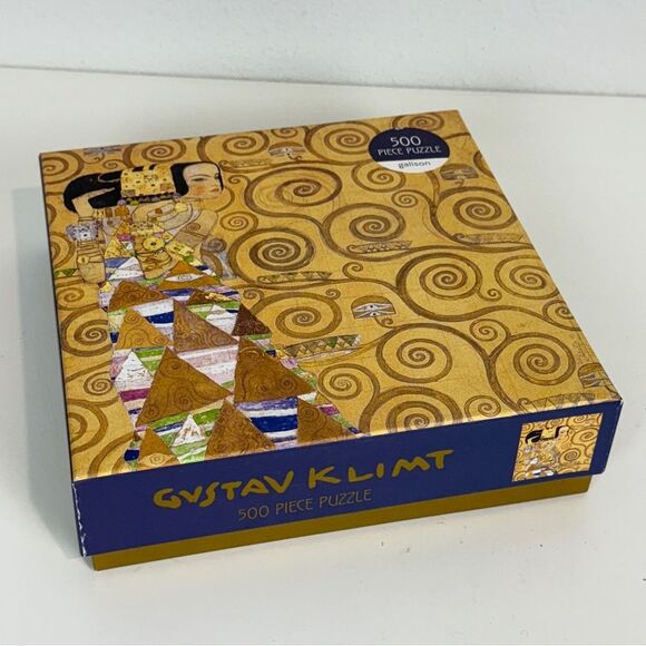 Gustav Klimt Expectation 500 piece Puzzle - Picture 2 of 4